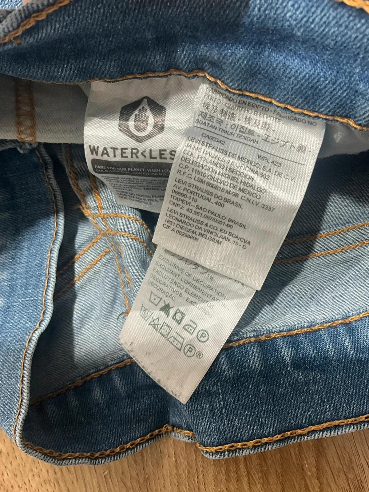 Jean Levi's Straight W34 L34 Vintage Bleu Délavé – photo 10